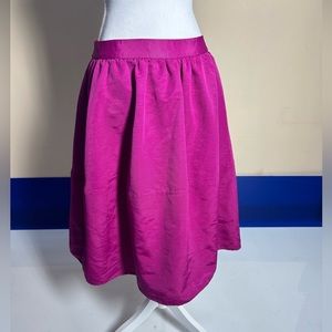 Express Fuchsia full skirt with pockets size 10